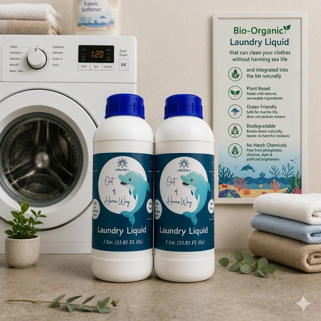 Nirdosh Laundry Liquid - 1 Ltr (Out of Harm's Way)